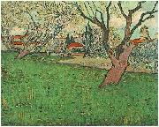 Vincent Van Gogh View of Arles with flowering trees oil painting picture wholesale